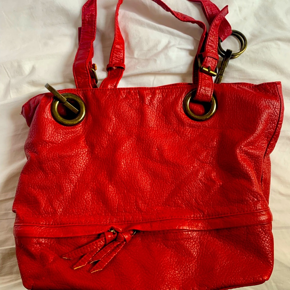 Red braciano purse/hand bag